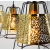 Lampa wisząca metalowa czarno-złota 3-punktowa 9318/3 z serii LUGO - Lampy Elem